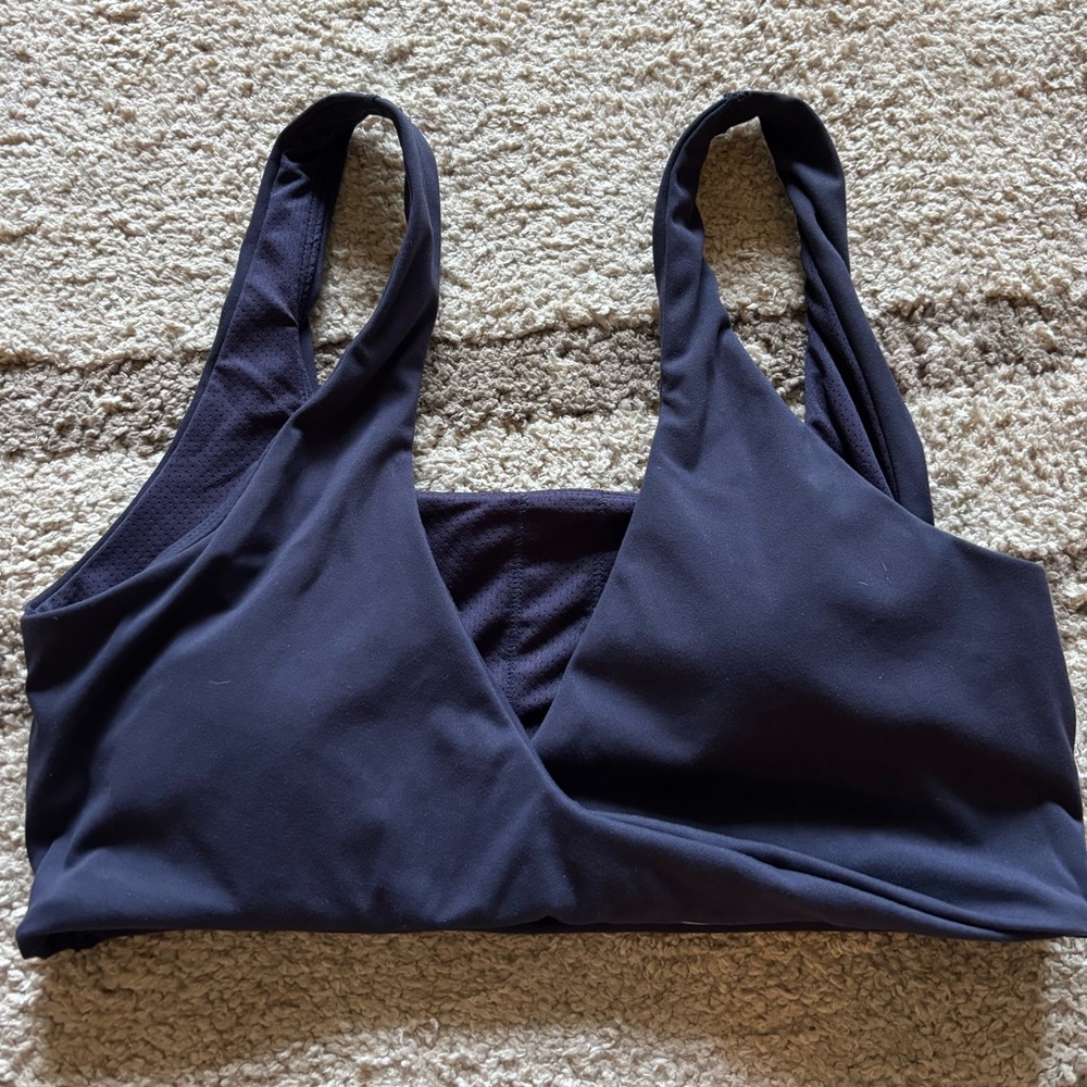 Women's Navy Blue Bralette Pavoi wear 2 ways